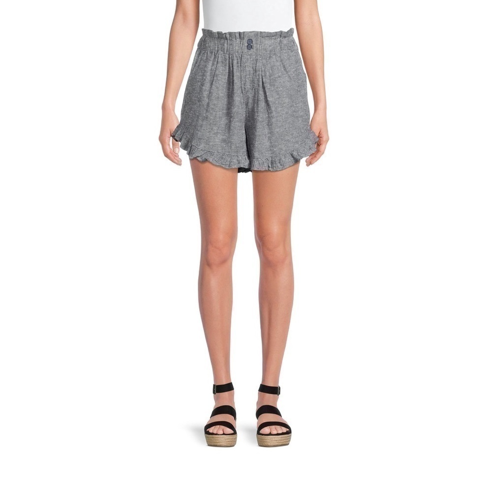 TIME and tru women’s linen blend shorts size medium
